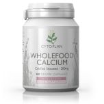 Cytoplan Wholefood Calcium 200mg, 60 kapslit